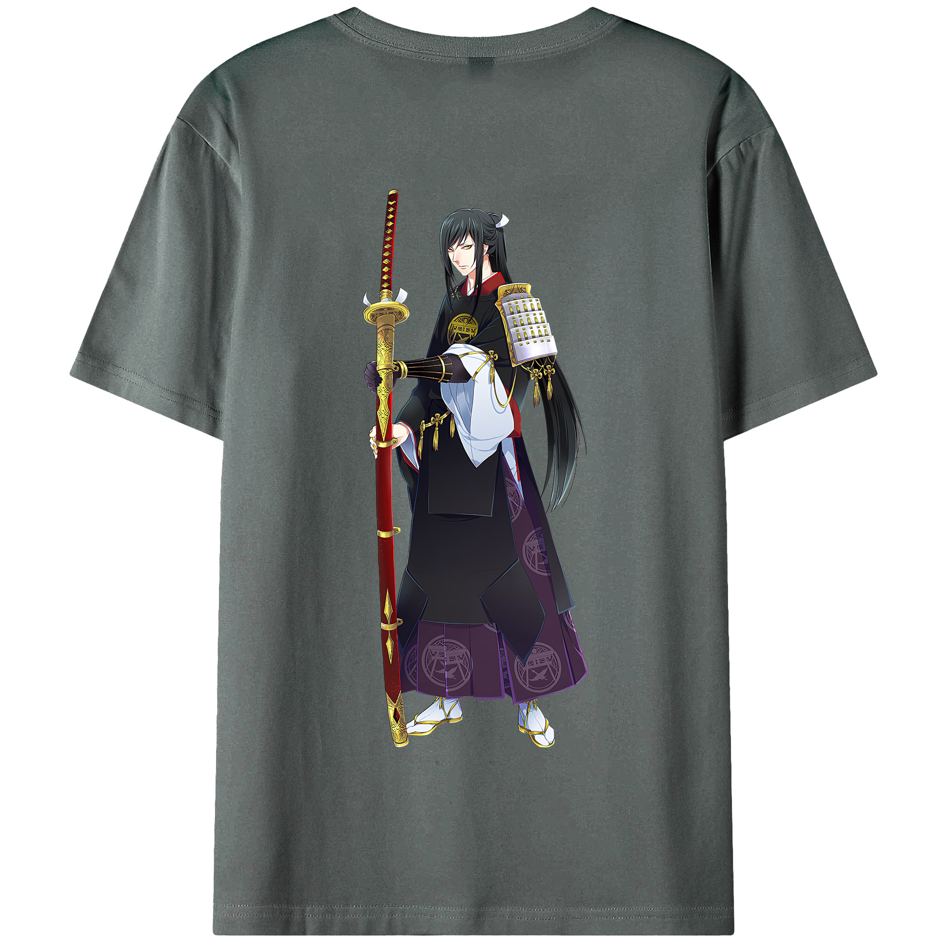 （画像用） 刀剣乱舞 Touken Ranbu 綿100％半袖Tシャツ（背面プリント）